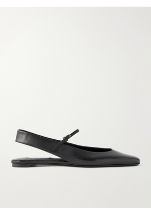 TOTEME - Leather Mary Jane Slingback Ballet Flats - Black - IT36,IT37,IT38,IT39,IT40,IT41,IT42