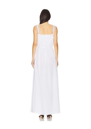 SWF Classic Bow Maxi Dress in White. Size M. Also in XS, L.