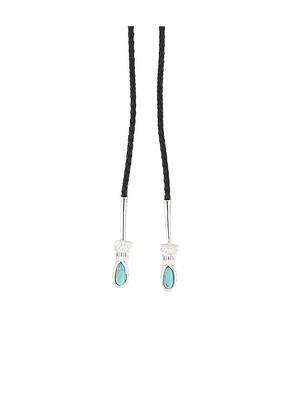 petit moments Whimsky Bolo Necklace in Teal.