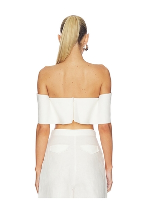 SELMACILEK Strapless Top in Ivory. Size S. Also in L.
