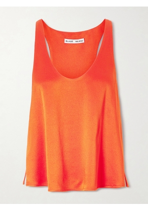 BLAZÉ Milano - Novalis Merens Satin-crepe Tank - Red - 00,0,1,2,3,4