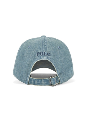 Polo Ralph Lauren Denim Woven Cap in Blue.