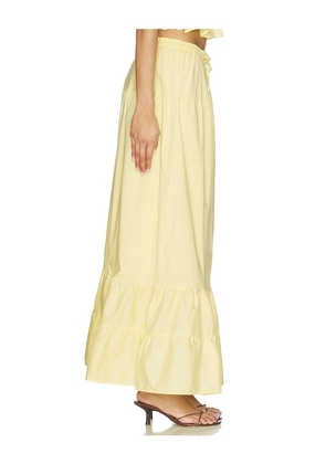 PEIXOTO Riley Maxi Skirt in Yellow. Size S. Also in M, L, XL.
