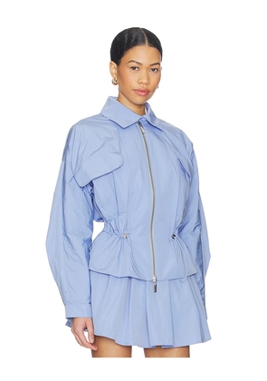 SELMACILEK Storm Blue Jacket in Blue. Size L. Also in XS, S, M.