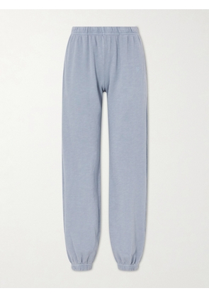 ÉTERNE - Vinny Cotton-jersey Tapered Pants - Blue - x small,small,medium,large,x large