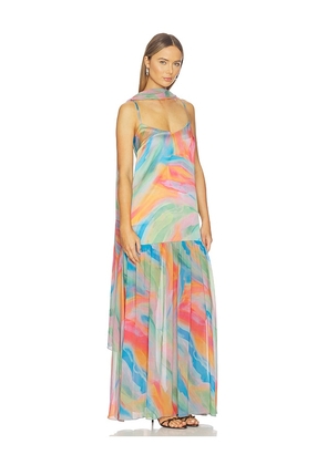 Show Me Your Mumu x REVOLVE Dahlia Maxi Dress in Blue,Pink. Size S. Also in XS, M, L, XL.