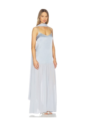 Show Me Your Mumu x REVOLVE Dahlia Maxi Dress in Baby Blue. Size S. Also in XS, M, L, XL.