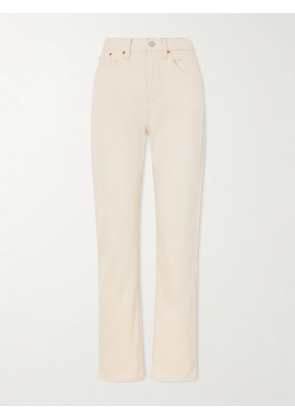 RRL - Mid-rise Straight-leg Jeans - White - 24,25,26,27,28,29,30,31,32