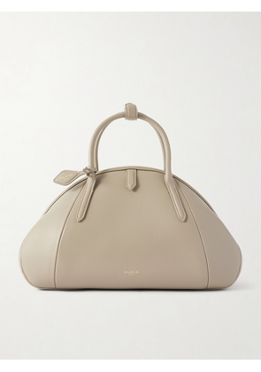 Alaïa - Leather Shoulder Bag - Gray - One size