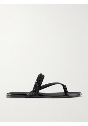 Dries Van Noten - Embellished Rubber Sandals - Black - IT36,IT36.5,IT37,IT37.5,IT38,IT38.5,IT39,IT39.5,IT40,IT40.5,IT41