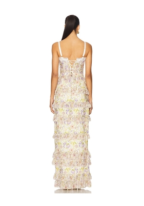 V. Chapman Cassia Dress in Green,Purple. Size 2. Also in 4, 12.
