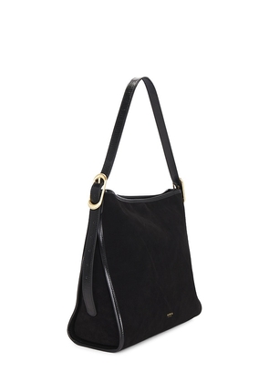 Sancia The Moretto Shoulder Bag in Black.