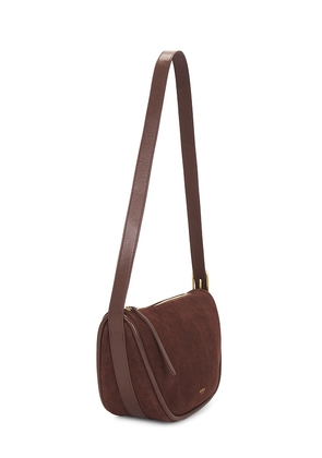 Sancia The Osimo Shoulder Bag in Chocolate.