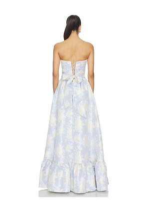 V. Chapman Regina Gown in Blue. Size 4. Also in 0, 2, 6, 8, 12.
