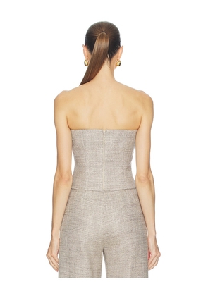 Smythe Bustier in Taupe. Size 0. Also in 2, 4, 6.