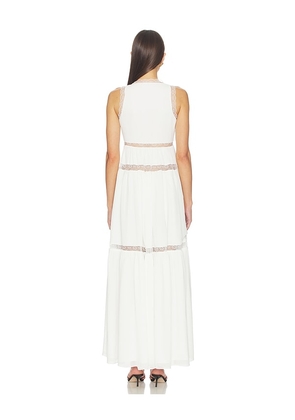 Tularosa Mia Gown in White. Size XXS. Also in XS, S, M, XL.