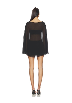 superdown Danni Poncho Set in Black. Size L. Also in XL.