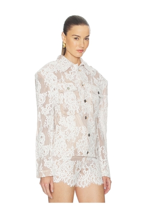 The Dolls House Chantilly Lace Jacket in White. Size XS. Also in S, L.