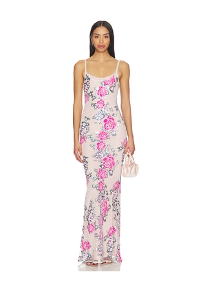Zhivago Ista Fiorita Slip Dress in Rose. Size 2. Also in 0, 10, 4, 6.