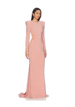 Zhivago Echoes Of Self Gown in Rose. Size 2. Also in 0, 10, 12, 4, 8.