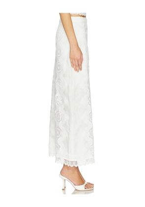Waimari Lirio Maxi Skirt in White. Size S. Also in XS, L.