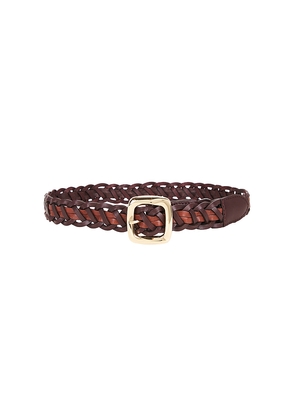 Zimmermann Malley Braided Belt in Brown. Size XS/S. Also in S/M, M/L.