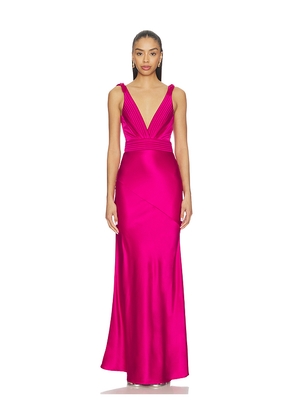 Zhivago Beloved Gown in Fuchsia. Size 0. Also in 10, 12, 4, 6, 8.