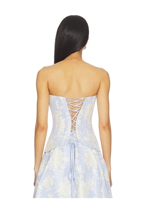V. Chapman Carolena Top in Blue. Size 4. Also in 2.