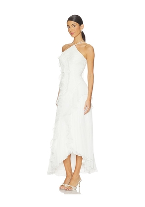 AMUR Lorelie Halter Gown in Ivory. Size 00. Also in 10.