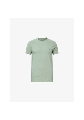 Mens Allsaints Tonic Logo-Embroidered Slim-Fit Cotton T-Shirt