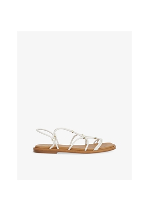 Womens Dune Leola Leather Sandals