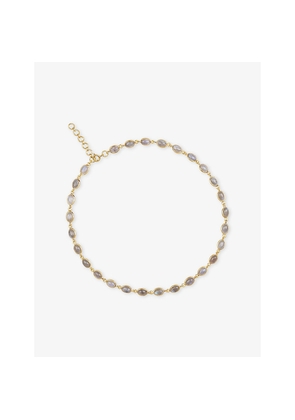 Womens La Maison Couture Amadeus Luna 18ct Yellow Gold Vermeil and Labradorite Necklace