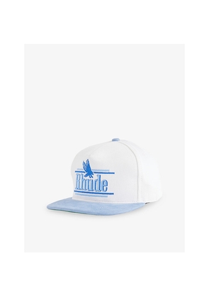 Mens Rhude Rossa Logo-Embroidered Cotton Cap