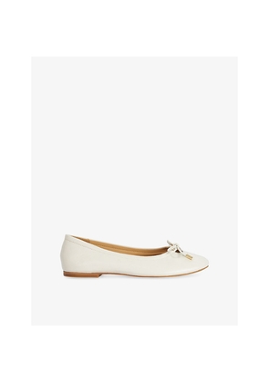 Womens Dune Hali Suede Ballet Flats