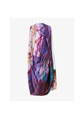 Womens Roksanda Robina Printed Silk Maxi Dress