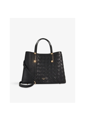 Womens Dune Dorry Weave Leather Tote Bag