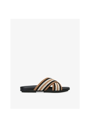 Womens Fitflop Gracie Stripe Woven Slides