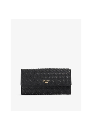 Womens Dune Kokos Woven Leather Purse