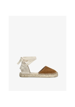 Womens Manebi Hamptons Suede Espadrilles