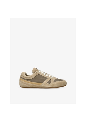 Womens Isabel Marant Senny Woven and Suede Trainers