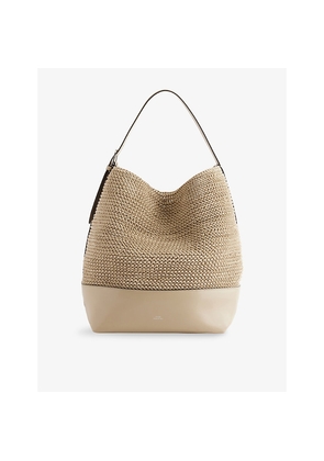 Womens Toteme Woven Leather Tote Bag