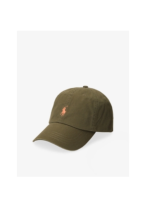 Mens Polo Ralph Lauren Brand-Embroidered Cotton-Twill Cap