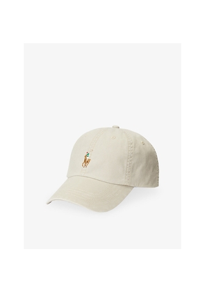 Mens Polo Ralph Lauren Brand-Embroidered Cotton-Twill Cap