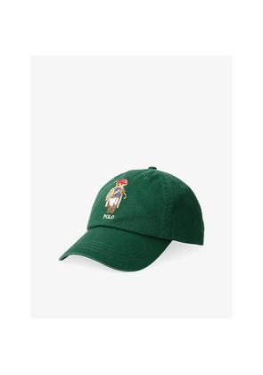 Mens Polo Ralph Lauren Brand-Embroidered Cotton-Twill Cap