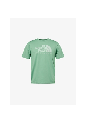 Mens The North Face Logo-Print Flashdry Woven T-Shirt