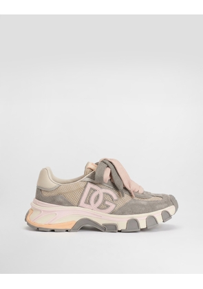 Dolce & Gabbana Dg Country Road Fabric Sneakers - Woman Sneakers Multicolor 38