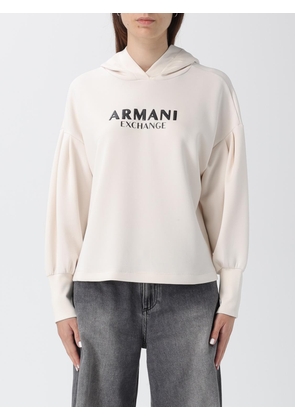 Sweatshirt ARMANI EXCHANGE Woman color Yellow Cream