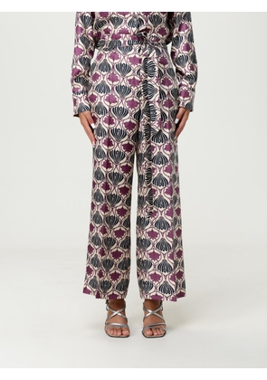 Pants MAX MARA Woman color Violet