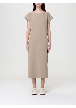 Dress EA7 Woman color Dove Grey