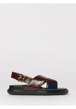 Heeled Sandal MARNI Woman color Burgundy